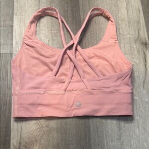 lululemon athletica Pink Crisscross Sports Bra